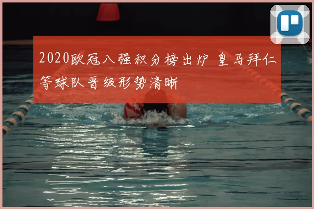 2020欧冠八强积分榜出炉 皇马拜仁等球队晋级形势清晰