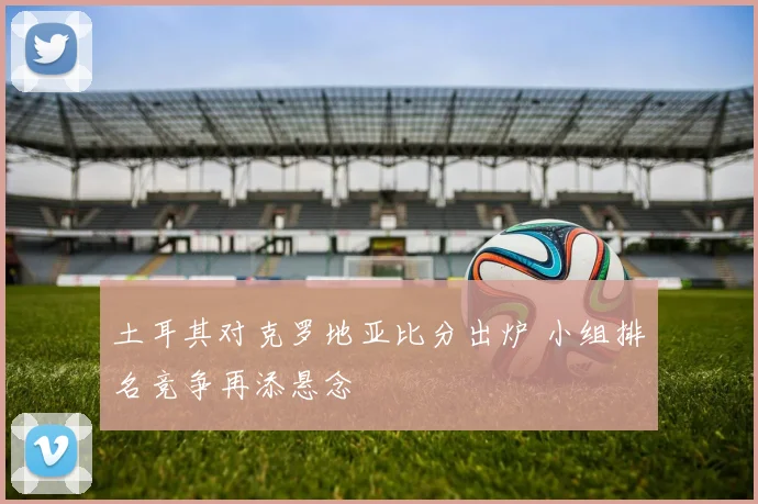 土耳其对克罗地亚比分出炉 小组排名竞争再添悬念