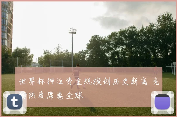 世界杯押注资金规模创历史新高 竞猜热度席卷全球