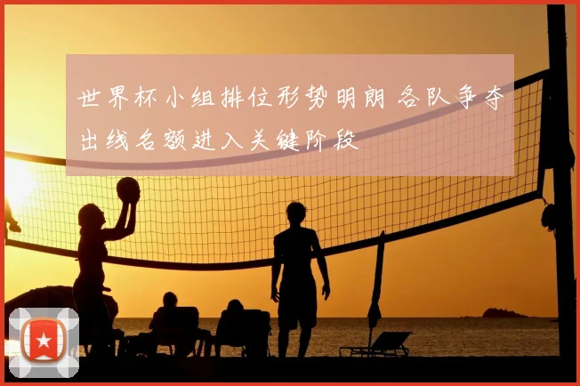 世界杯小组排位形势明朗 各队争夺出线名额进入关键阶段